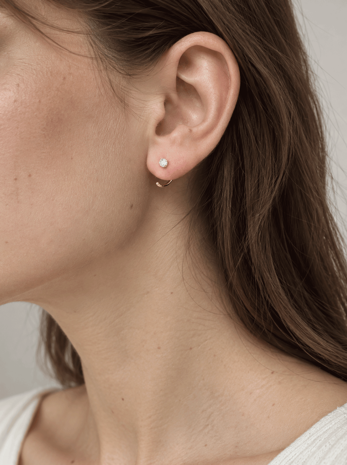 DIAMOND OPEN HOOPS