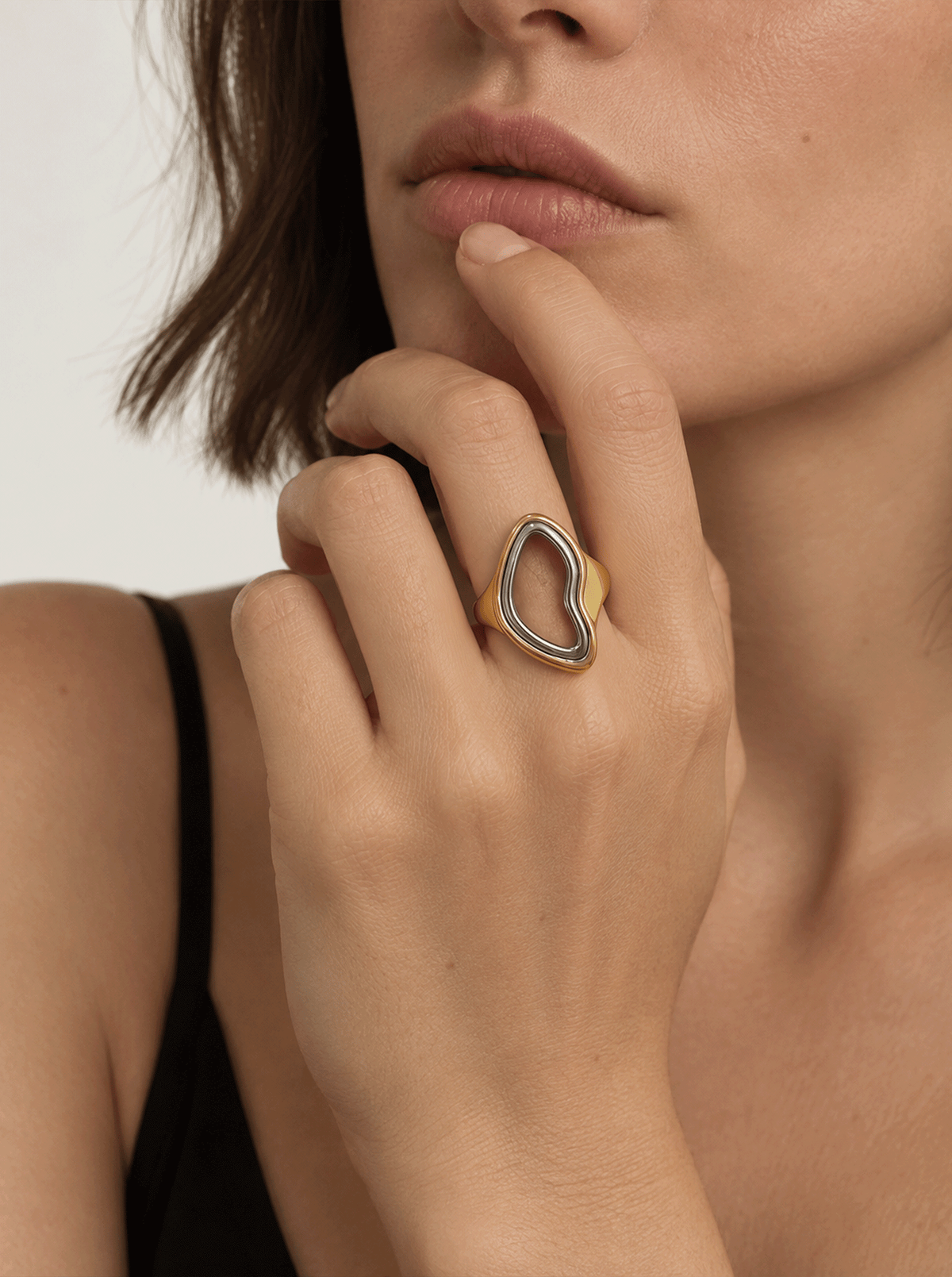 MELTED TIME FRAME RING